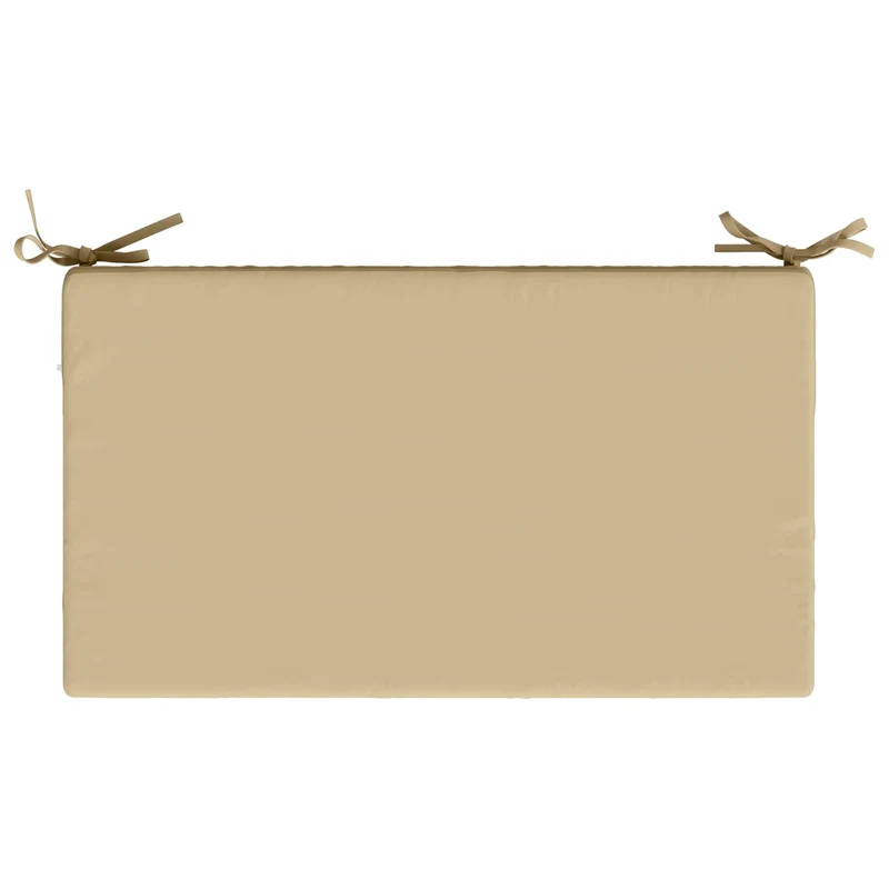 Back Cushion SOEST 100% Polyester Beige 70 x 40 x 10 cm