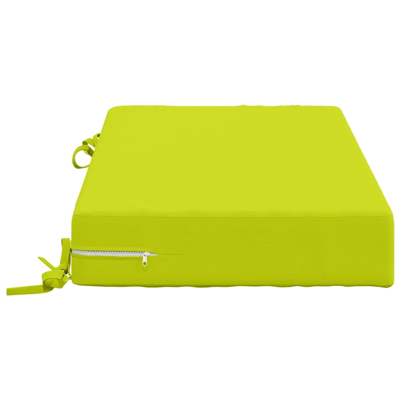 Back Cushion SOEST 100% Polyester Bright Green 70 x 40 x 10 cm