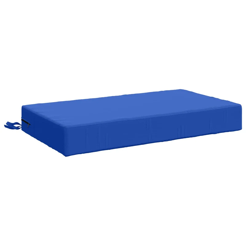 Back Cushion SOEST 100% Polyester Royal Blue 70 x 40 x 10 cm
