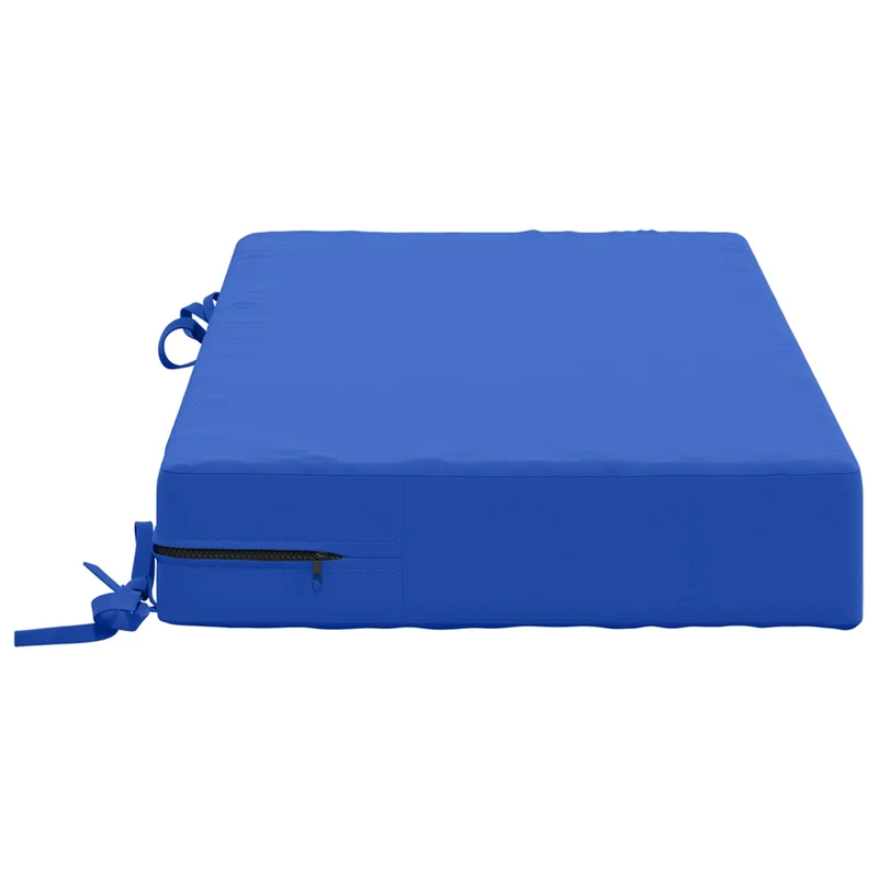 Back Cushion SOEST 100% Polyester Royal Blue 70 x 40 x 10 cm