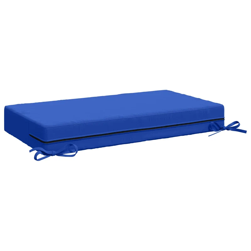 Back Cushion SOEST 100% Polyester Royal Blue 70 x 40 x 10 cm