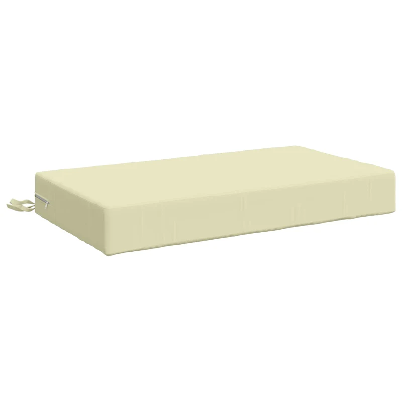Back Cushion SOEST 100% Polyester Cream 70 x 40 x 10 cm