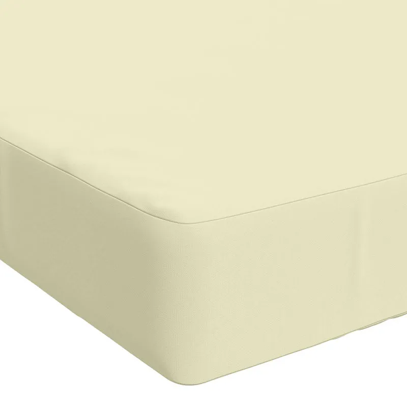 Back Cushion SOEST 100% Polyester Cream 70 x 40 x 10 cm