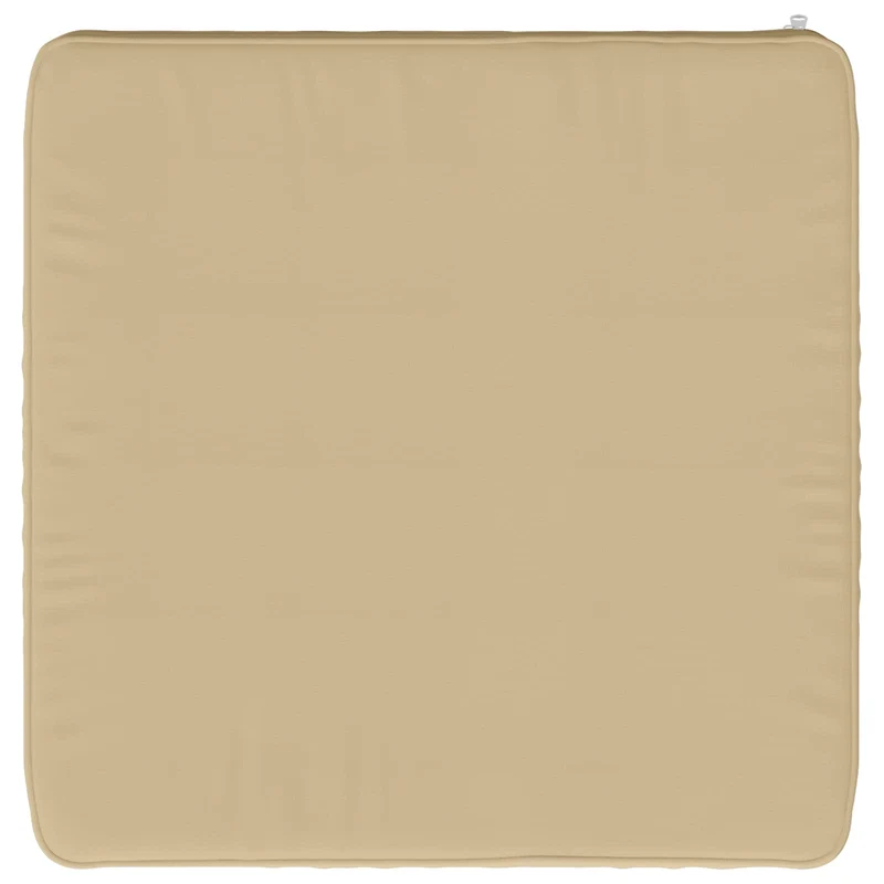 4-Piece Seat Cushions VUGHT 4 pcs 100% Polyester Beige