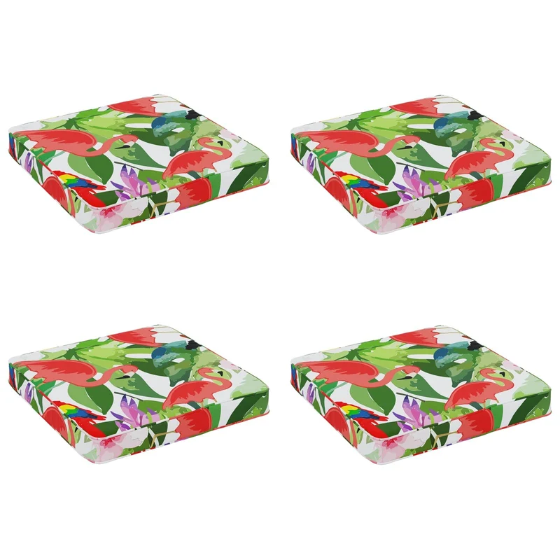 4-Piece Seat Cushions VUGHT 4 pcs 100% Polyester Multicolour
