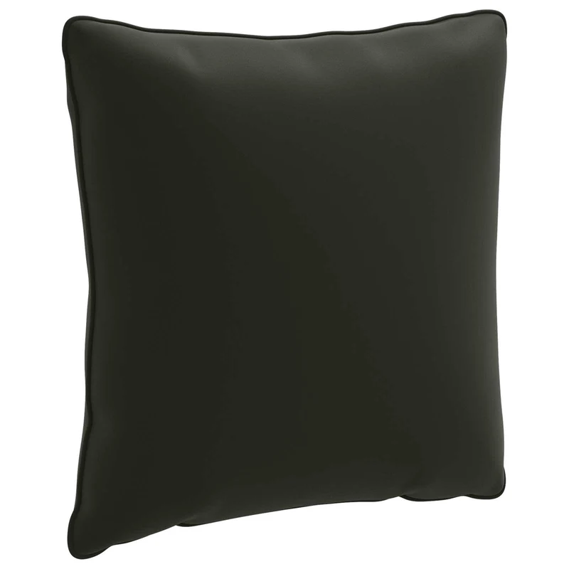 Back Cushion PUTTEN 100% Polyester Black 40 x 40 x 15 cm