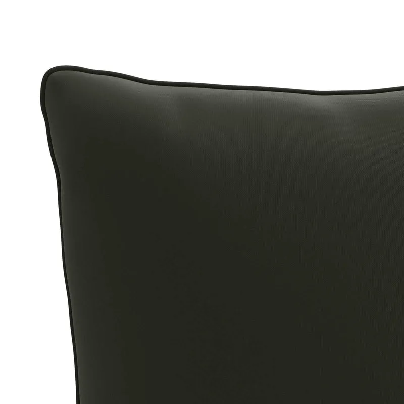 Back Cushion PUTTEN 100% Polyester Black 40 x 40 x 15 cm