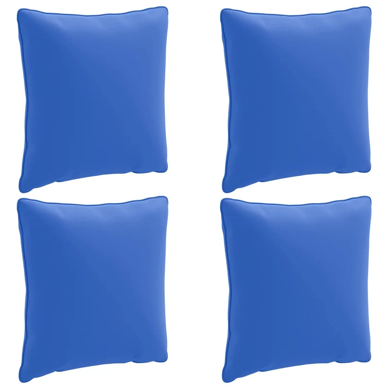Back Cushion PUTTEN 4 pcs 100% Polyester Royal Blue