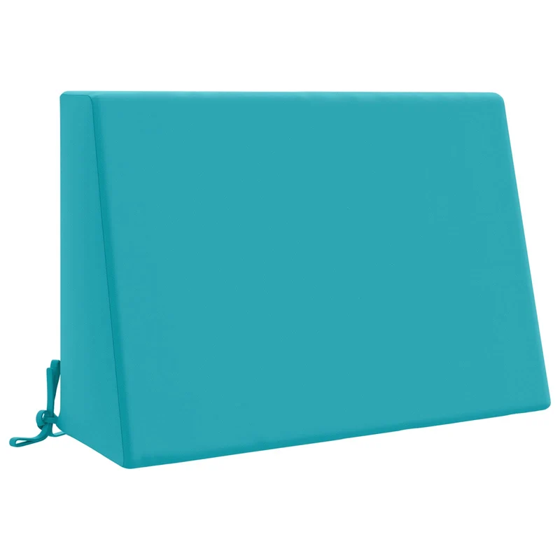 Back Cushion SOEST 100% Polyester Turquoise 60 x 20 x 40 cm