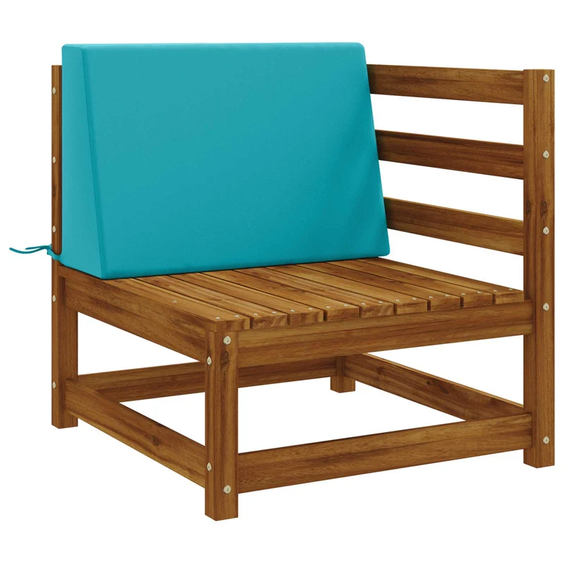 Back Cushion SOEST 100% Polyester Turquoise 60 x 20 x 40 cm