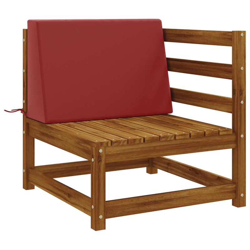 Back Cushion SOEST 100% Polyester Wine red 60 x 20 x 40 cm