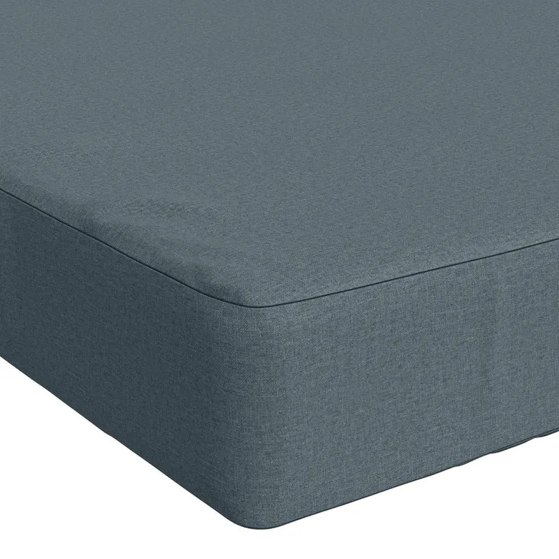 Seat Cushion SOEST 100% Polyester Blue 120 x 80 x 10 cm