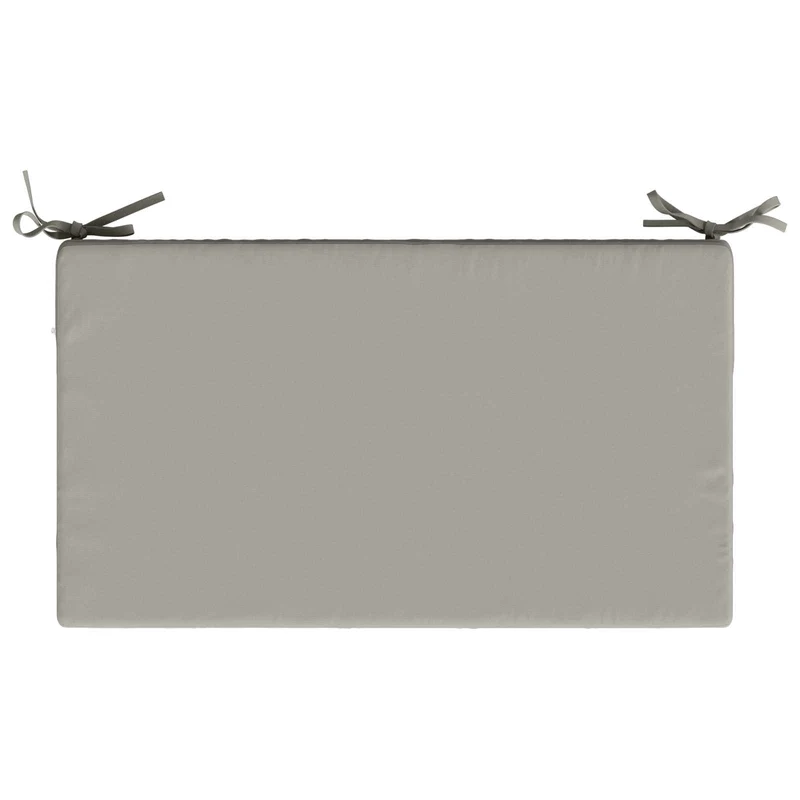 Back Cushion SOEST 100% Polyester Grey 70 x 40 x 10 cm