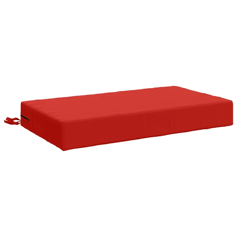 Back Cushion SOEST 100% Polyester Red 70 x 40 x 10 cm