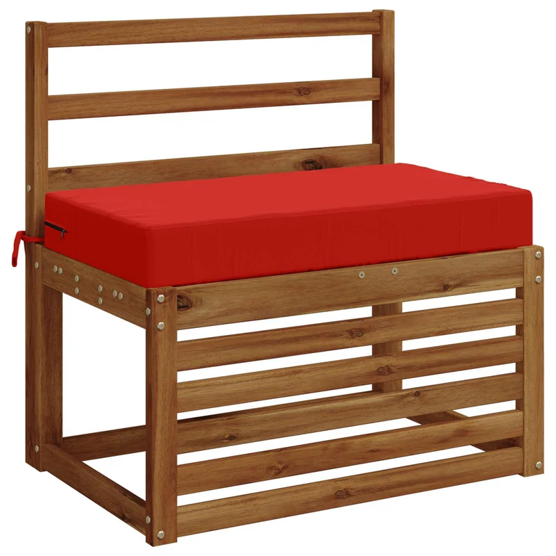 Back Cushion SOEST 100% Polyester Red 70 x 40 x 10 cm
