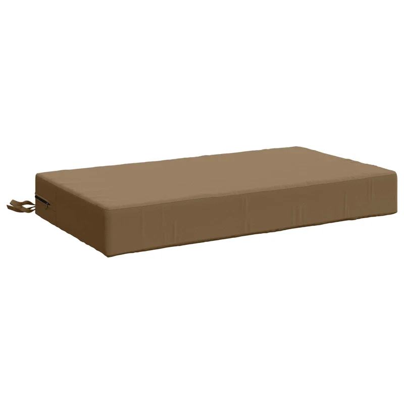 Back Cushion SOEST 100% Polyester Taupe 70 x 40 x 10 cm