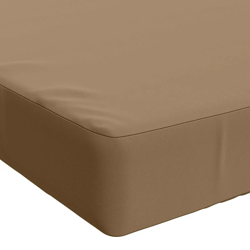 Back Cushion SOEST 100% Polyester Taupe 70 x 40 x 10 cm
