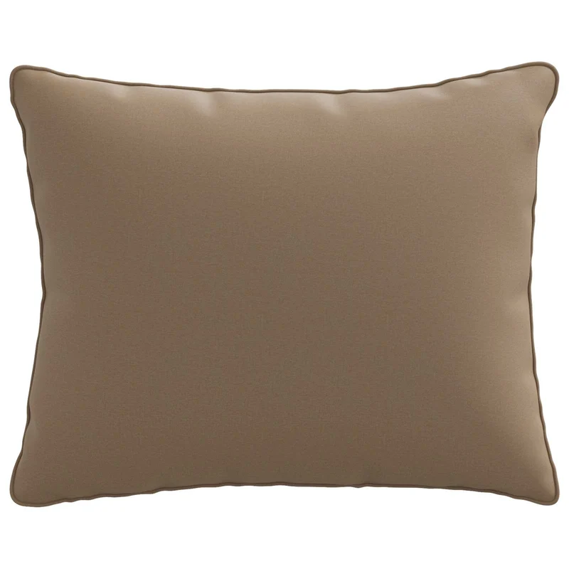 Back Cushion PUTTEN 100% Polyester Taupe 50 x 40 x 15 cm