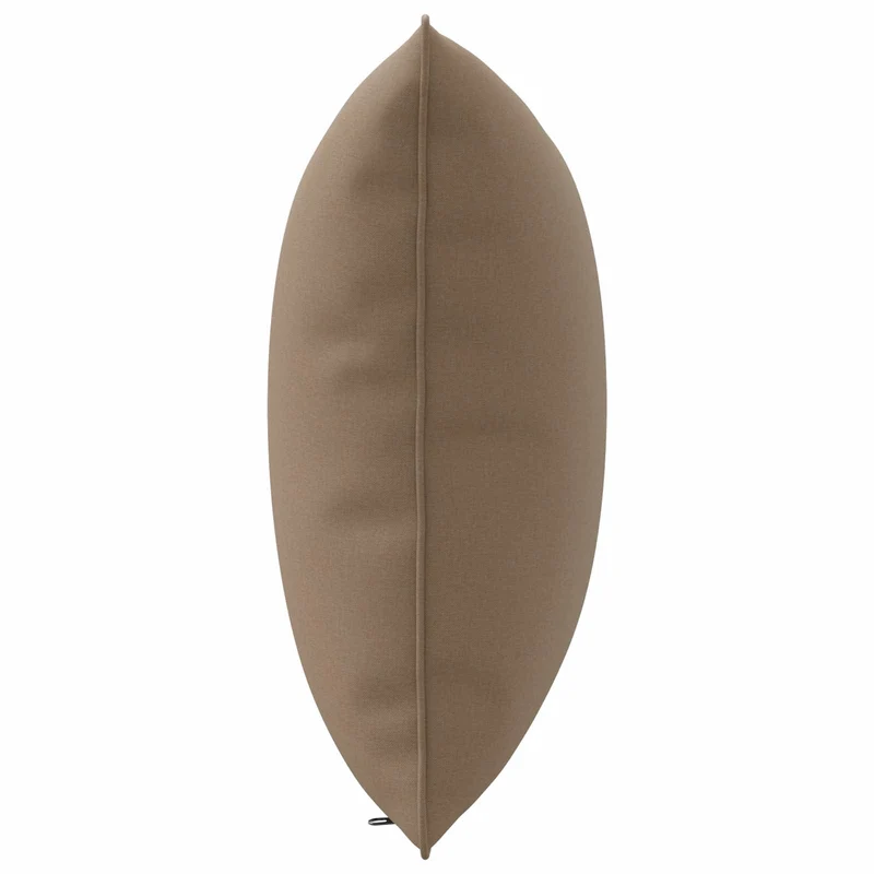 Back Cushion PUTTEN 100% Polyester Taupe 50 x 40 x 15 cm