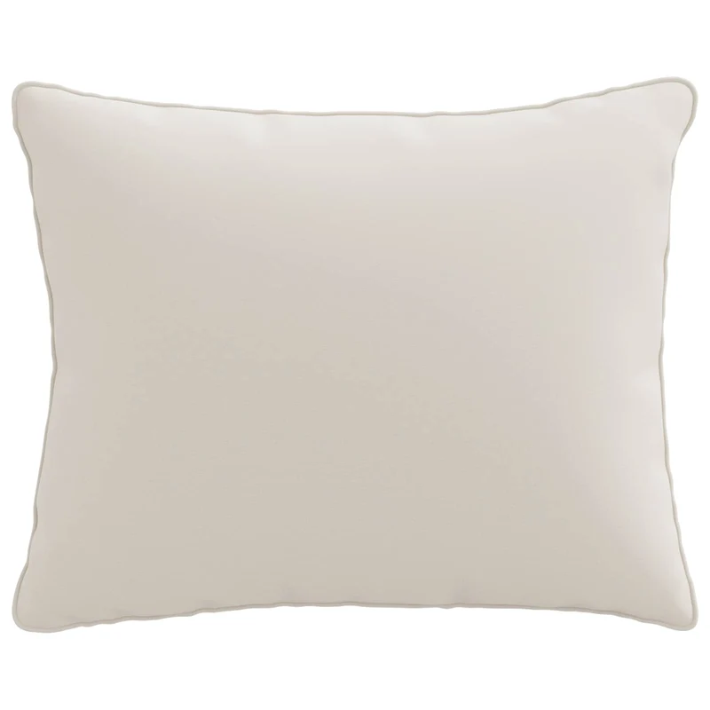 Back Cushion PUTTEN 100% Polyester White 50 x 40 x 15 cm