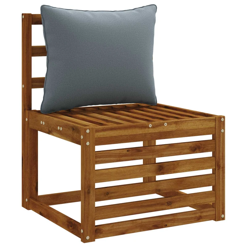 Back Cushion PUTTEN 100% Polyester Blue 50 x 40 x 15 cm