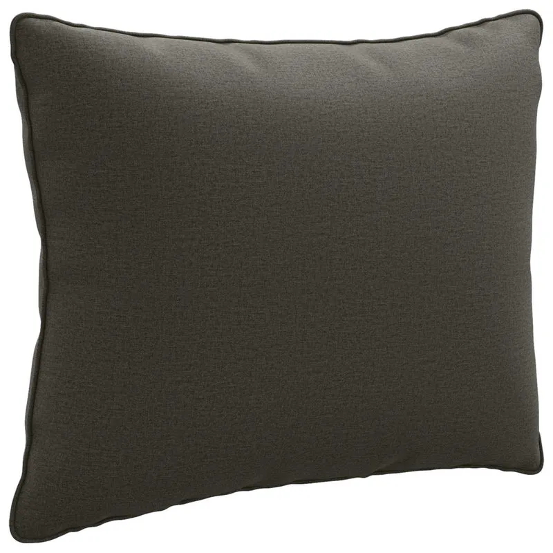 Back Cushion PUTTEN 100% Polyester Anthracite 50 x 40 x 15 cm
