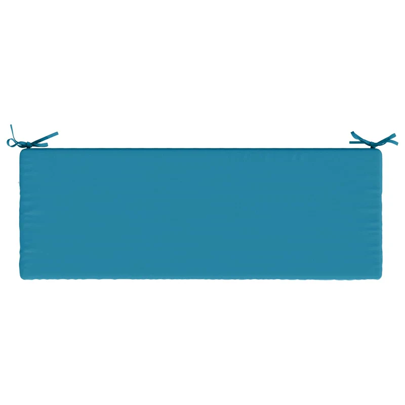 Bench Cushion SOEST 100% Polyester Light Blue 120 x 40 x 5 cm