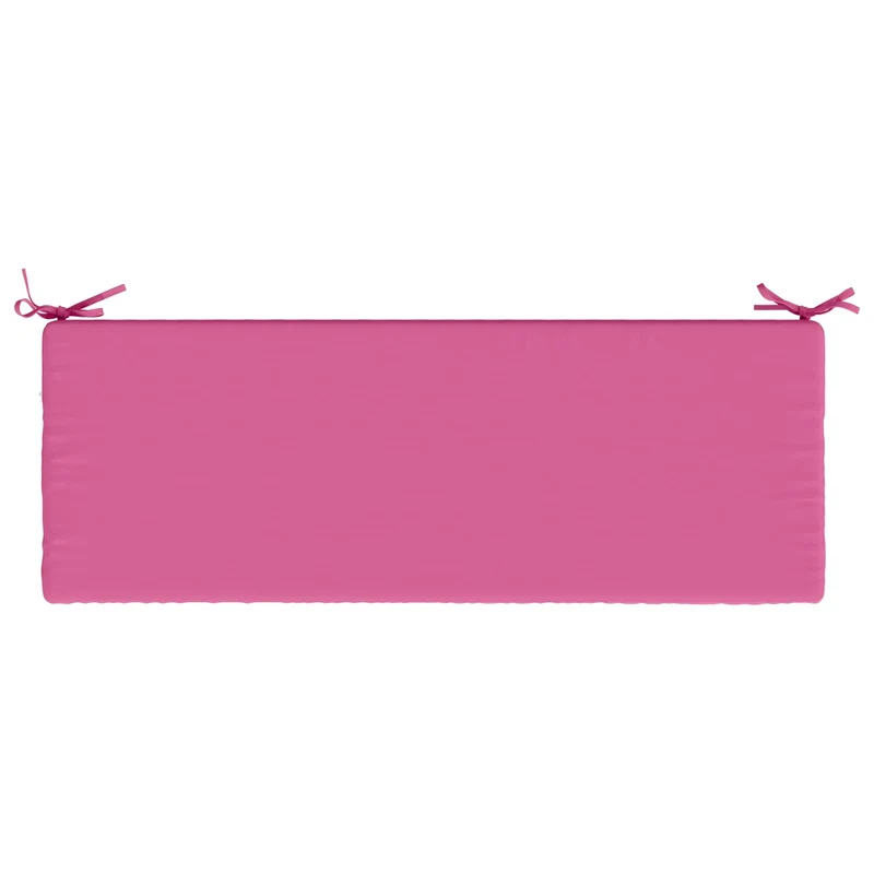 Bench Cushions SOEST 2 pcs 100% Polyester Pink 120 x 40 x 5 cm