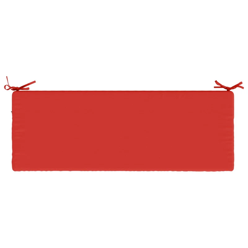 Bench Cushion SOEST 100% Polyester Red 120 x 40 x 5 cm