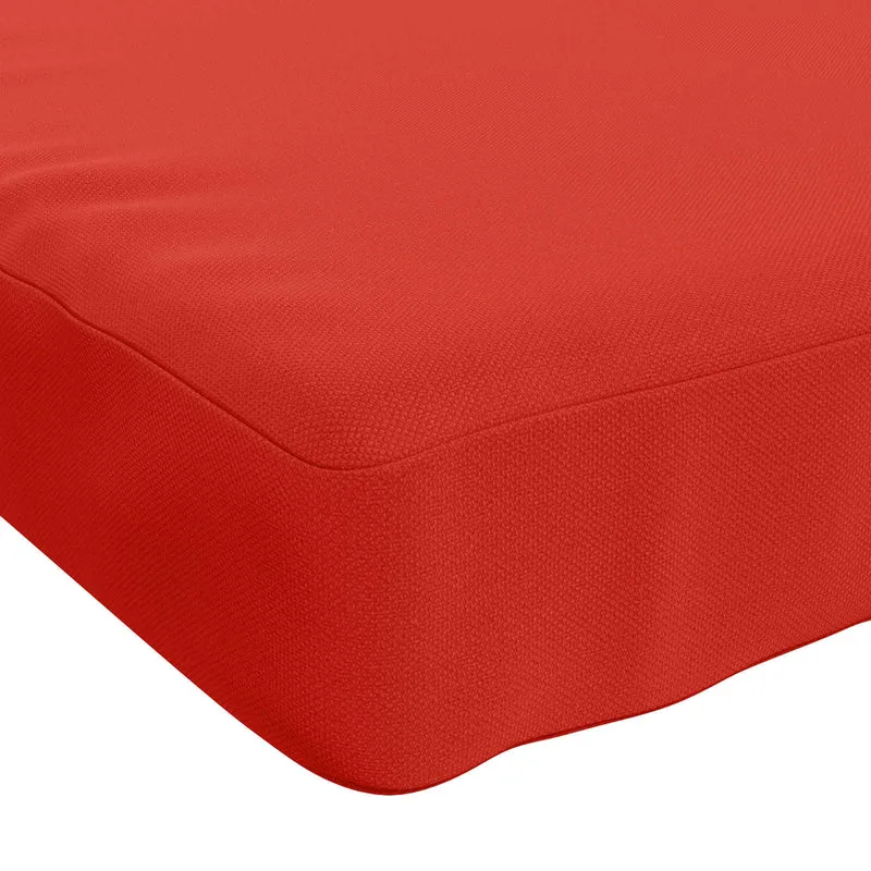 Bench Cushion SOEST 100% Polyester Red 120 x 40 x 5 cm