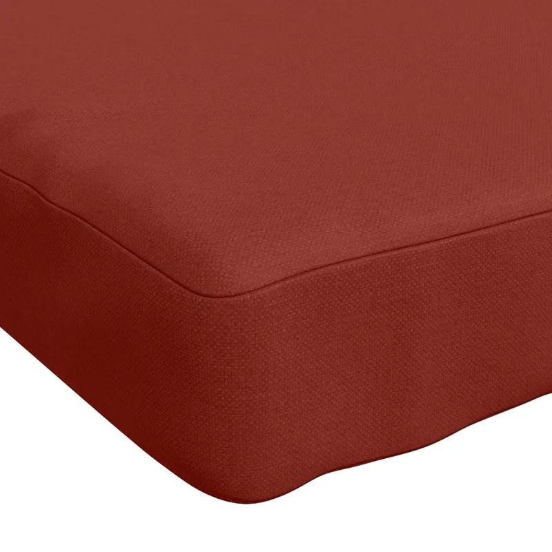 Bench Cushion SOEST 100% Polyester Red 80 x 40 x 5 cm
