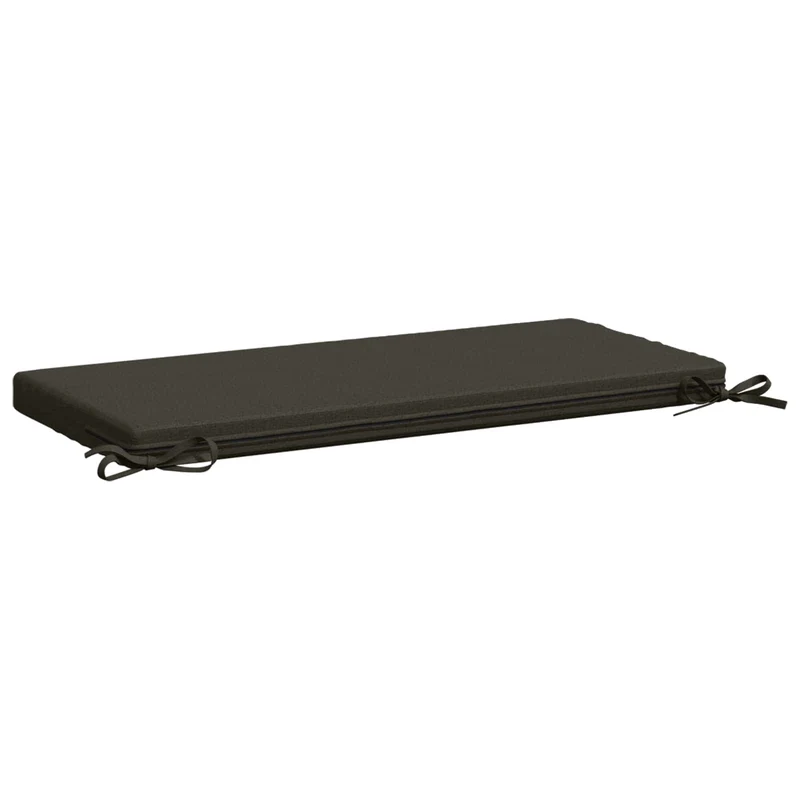 Bench Cushion SOEST 100% Polyester Anthracite 80 x 40 x 5 cm