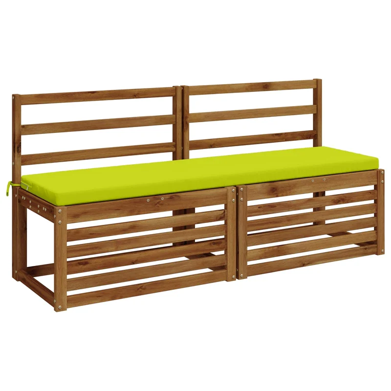 Bench Cushion SOEST 100% Polyester Bright Green 150 x 40 x 5 cm
