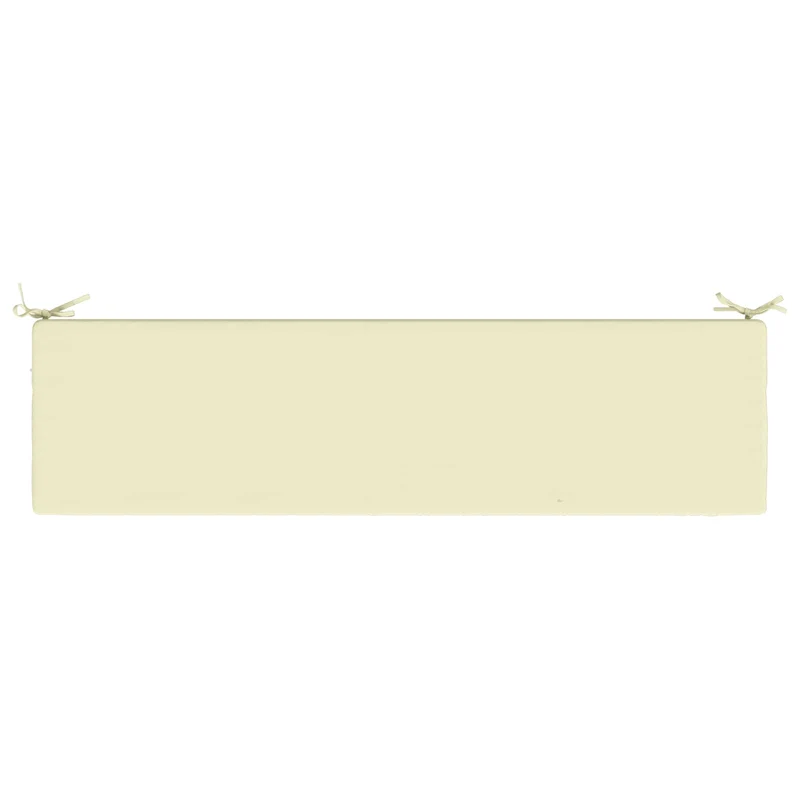 Bench Cushion SOEST 100% Polyester Cream 150 x 40 x 5 cm