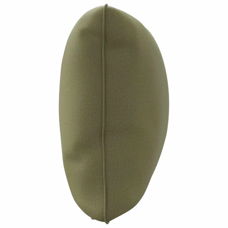 Back Cushion PUTTEN 100% Polyester Olive Green 120 x 40 x 15 cm