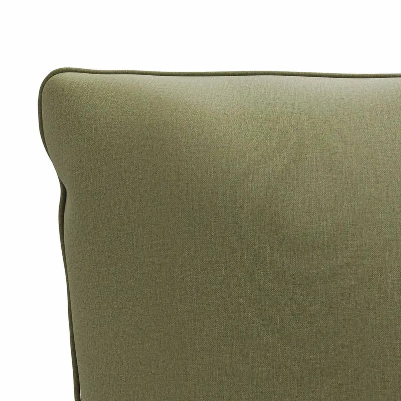 Back Cushion PUTTEN 100% Polyester Olive Green 120 x 40 x 15 cm