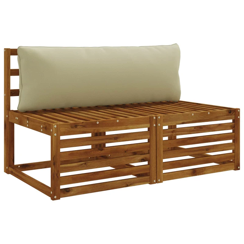 Back Cushion PUTTEN 100% Polyester Light Green 120 x 40 x 15 cm
