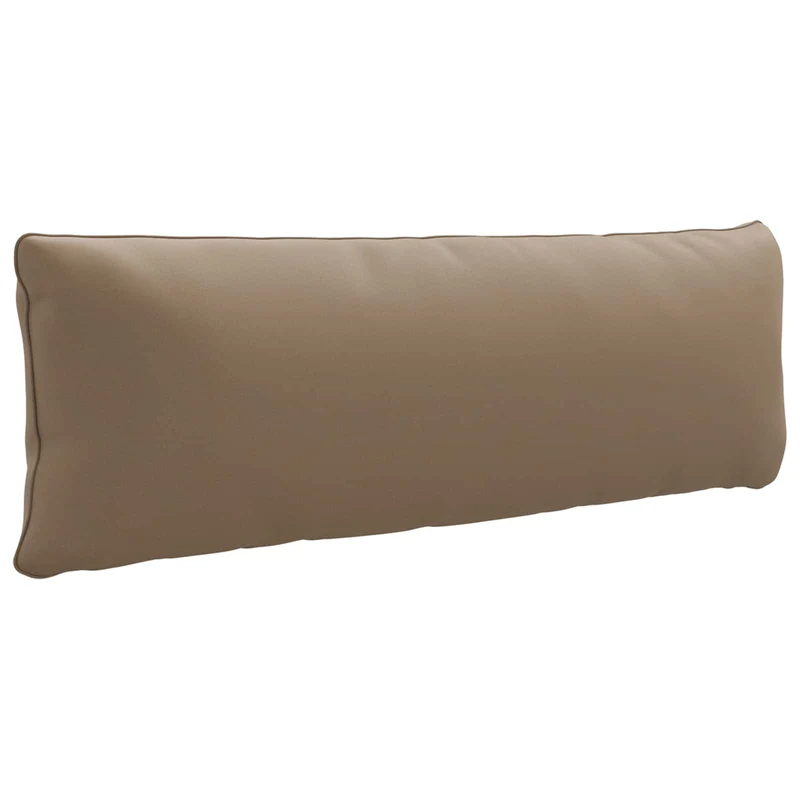 Back Cushion PUTTEN 100% Polyester Taupe 120 x 40 x 15 cm