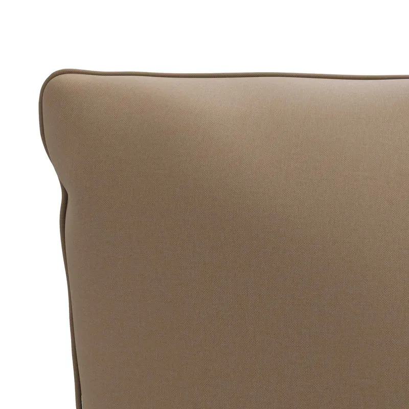 Back Cushion PUTTEN 100% Polyester Taupe 120 x 40 x 15 cm