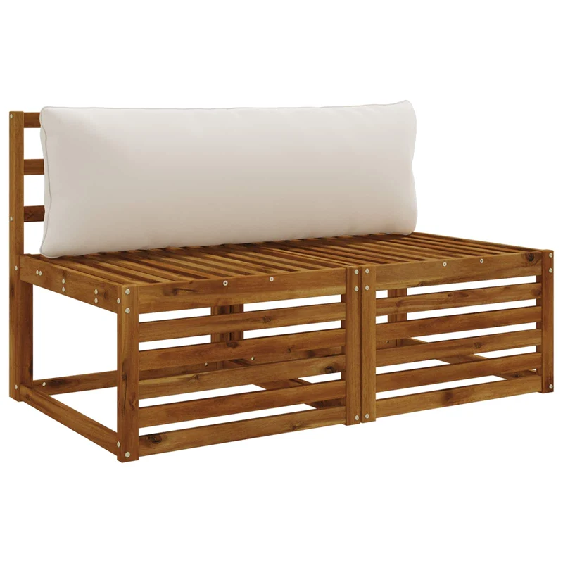 Back Cushion PUTTEN 100% Polyester White 120 x 40 x 15 cm
