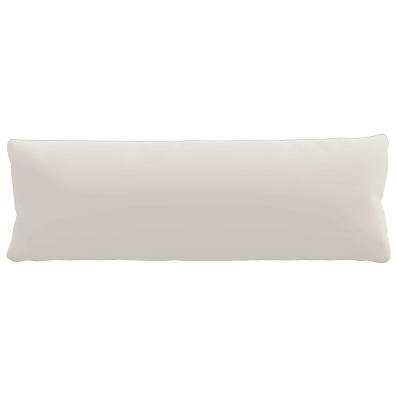 Back Cushion PUTTEN 100% Polyester White 120 x 40 x 15 cm