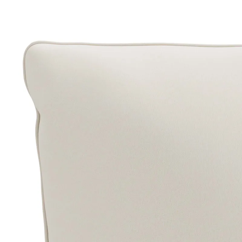 Back Cushion PUTTEN 100% Polyester White 120 x 40 x 15 cm