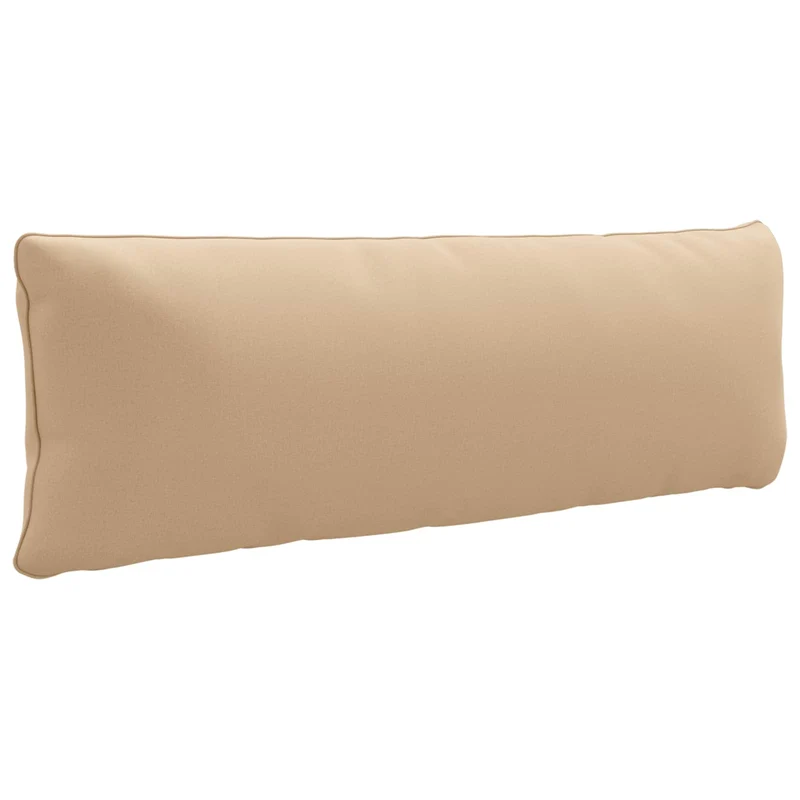 Back Cushion PUTTEN 100% Polyester Sand 120 x 40 x 15 cm
