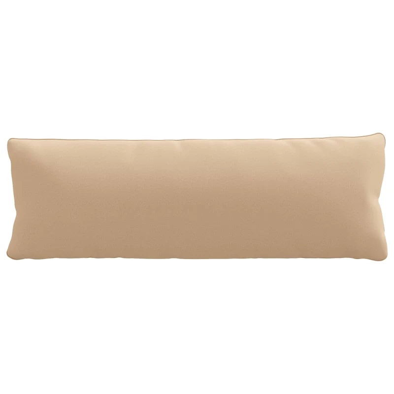 Back Cushion PUTTEN 100% Polyester Sand 120 x 40 x 15 cm