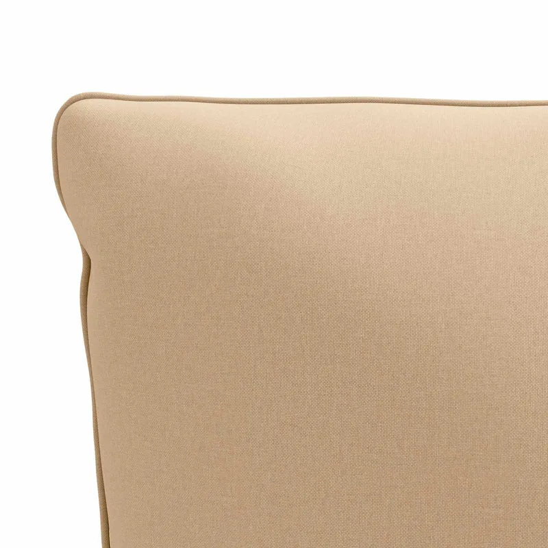 Back Cushion PUTTEN 100% Polyester Sand 120 x 40 x 15 cm