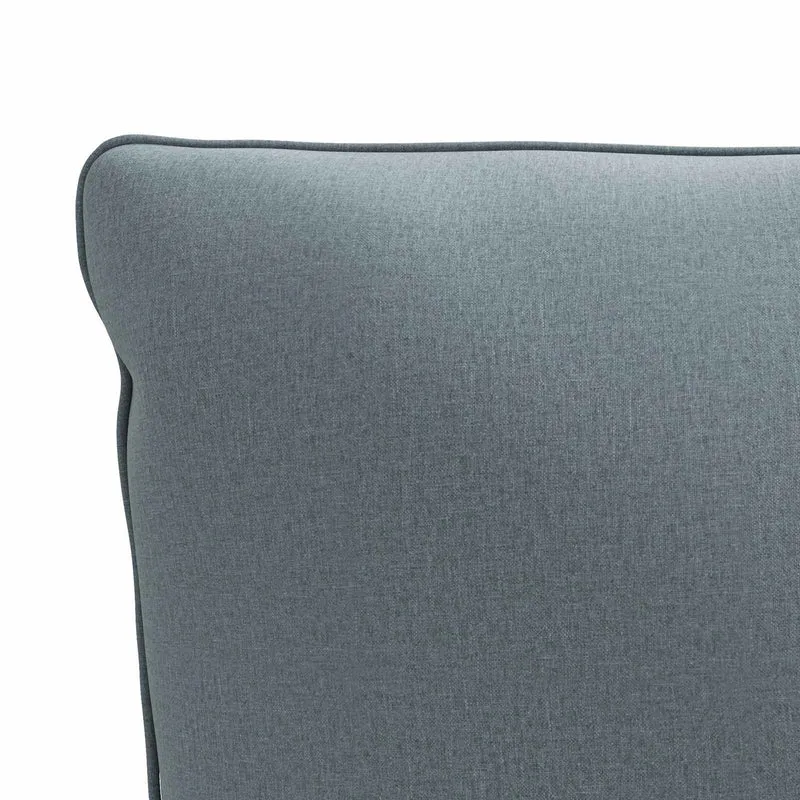 Back Cushion PUTTEN 100% Polyester Blue 120 x 40 x 15 cm
