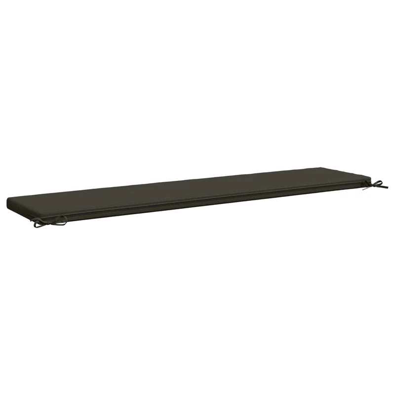 Bench Cushions SOEST 2 pcs 100% Polyester Anthracite