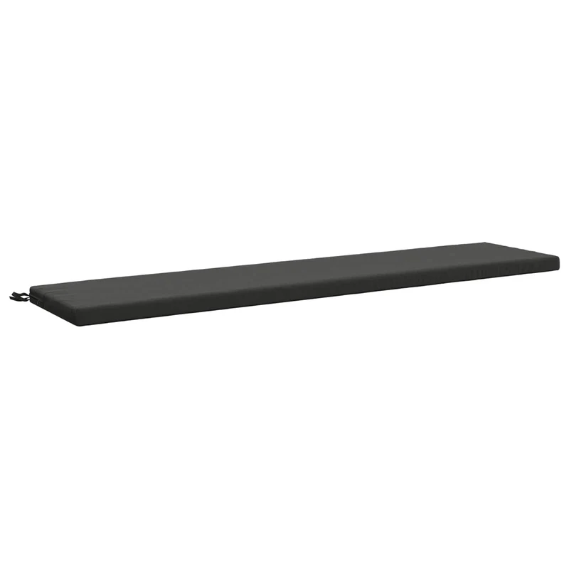 Bench Cushion SOEST 100% Polyester Anthracite 170 x 40 x 5 cm