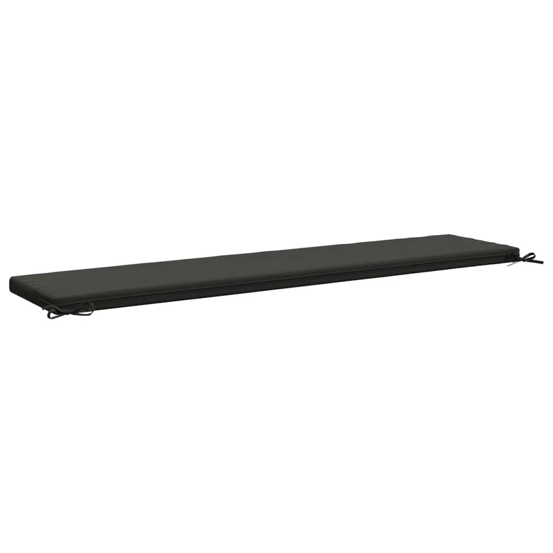 Bench Cushion SOEST 100% Polyester Anthracite 170 x 40 x 5 cm
