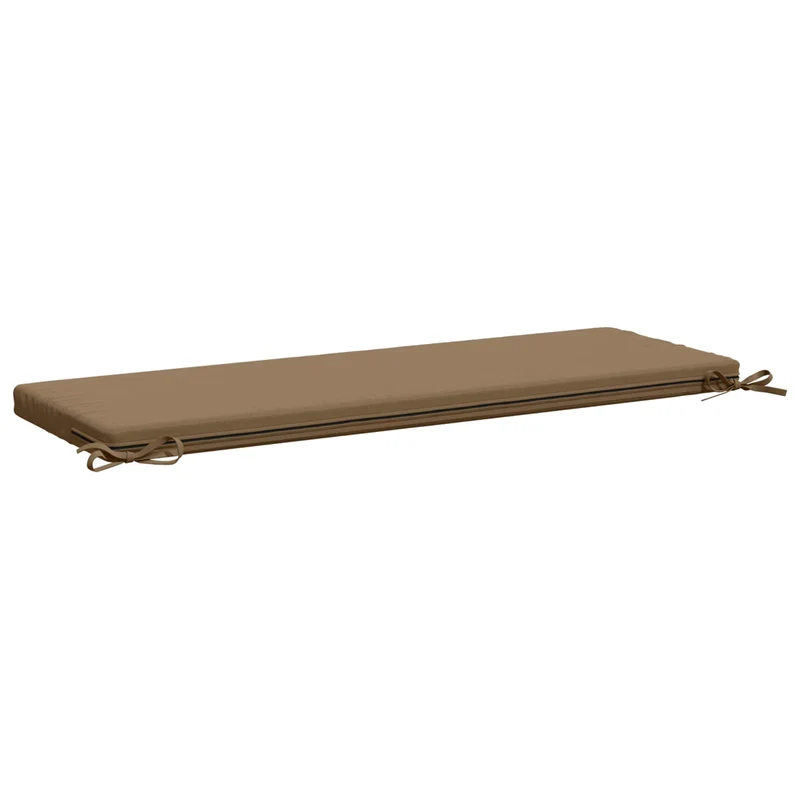 Bench Cushion SOEST 100% Polyester Taupe 120 x 40 x 5 cm
